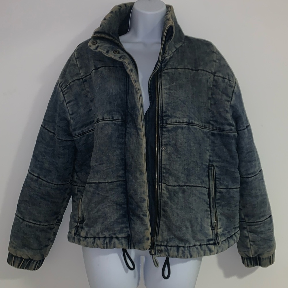 American Eagle Denim Patchwork Jacket - image 1